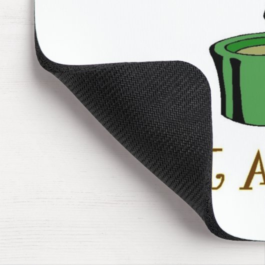Schulvorsteher-Geschenke "addieren gerade Kaffee " Mousepad (Ecke)