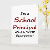 Schulvorsteher Karte (Gelbe Blume)