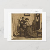 Schulwaffe Antikes Graustufen-Vintages Stereoview Postkarte (Vorne/Hinten)