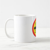 Schulwegweiser Kinderüberweg Lollipop-Dame  Kaffeetasse (Links)