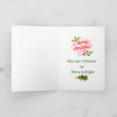 Schulweihnachtskarte Karte (Innenseite)