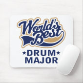 Schulweltbester Tambourmajor Geschenk Mousepad (Mit Mouse)