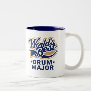Schulweltbester Tambourmajor Geschenk Zweifarbige Tasse
