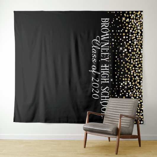 Schulwoche Wiedersehen Fotobooth im Hintergrund Wandteppich (Beispiel (Horizontal))