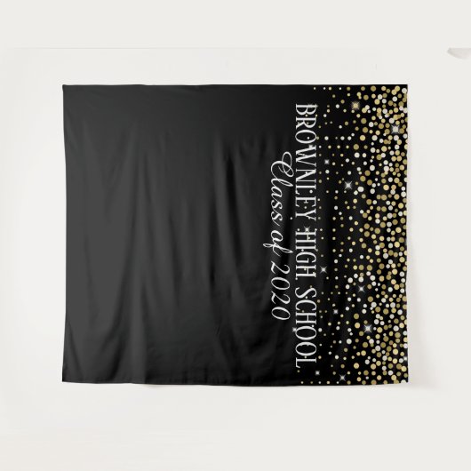 Schulwoche Wiedersehen Fotobooth im Hintergrund Wandteppich (Vorderseite (Horizontal))