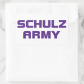 Schulz Army Sticker (Tasche)