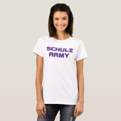 Schulz Army Women's American Apparel White Scoop N T-Shirt (Vorne ganz)
