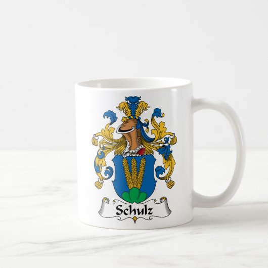 Schulz Familienwappen Kaffeetasse (Rechts)