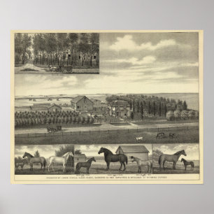 Schulz Wohnsitz, Nebraska Poster