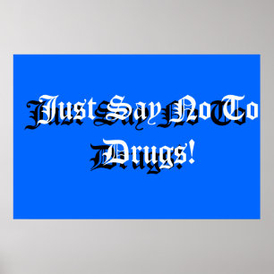 Schulzeichen Anti-Drogen Poster