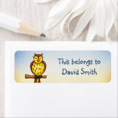 Schulzeichen mit kluger Eule (Insitu)