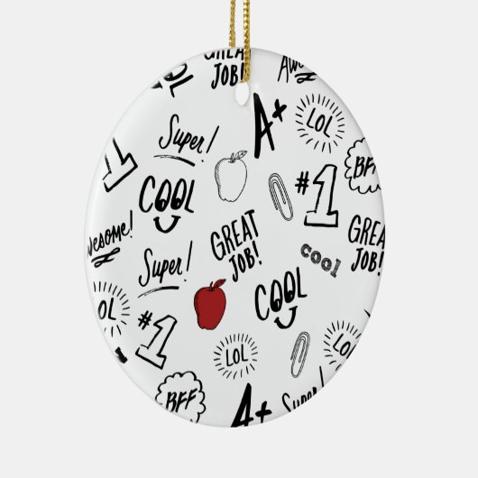 Schulzeit Keramik Ornament (Rechts)