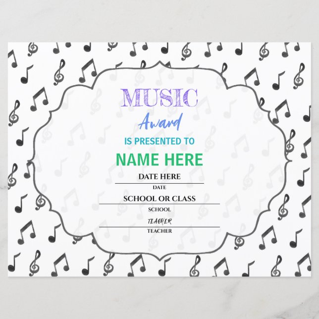 Schulzeugnis (Vorderseite)