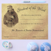 Schulzeugnis für katholische Leistung Flyer (Einzeln)