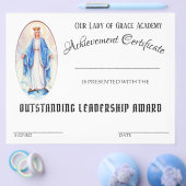 Schulzeugnis für katholische Leistung Flyer (Einzeln)