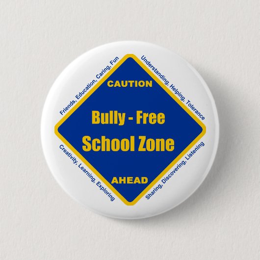 Schulzone Button (Vorderseite)