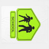 Schulzone Fleecedecke (Vorderseite (Horizontal))