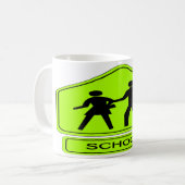 Schulzone Kaffeetasse (Vorderseite Links)