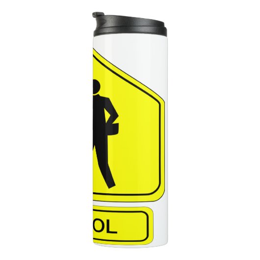 Schulzone Thermosbecher (Nach rechts gedreht)