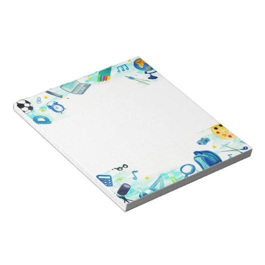 Schulzubehör Notizblock (angewinkelt)