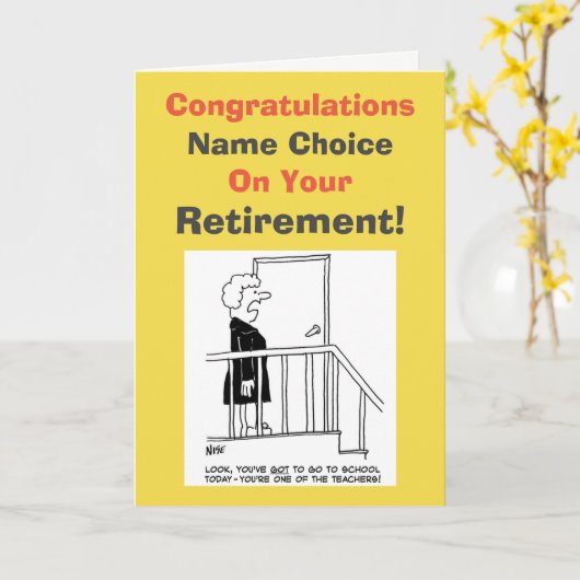 Schulzulassung Karte (Gelbe Blume)