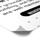 Schulzulassungsflyer, Schulwerbeflyer Poster (Ecke)