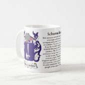 Schumacher Familien-Wappen Tasse (Vorderseite Links)