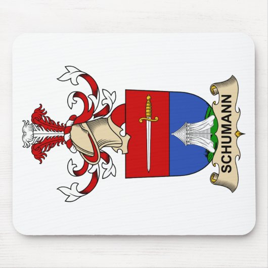 Schumann Familienwappen Mousepad (Vorne)