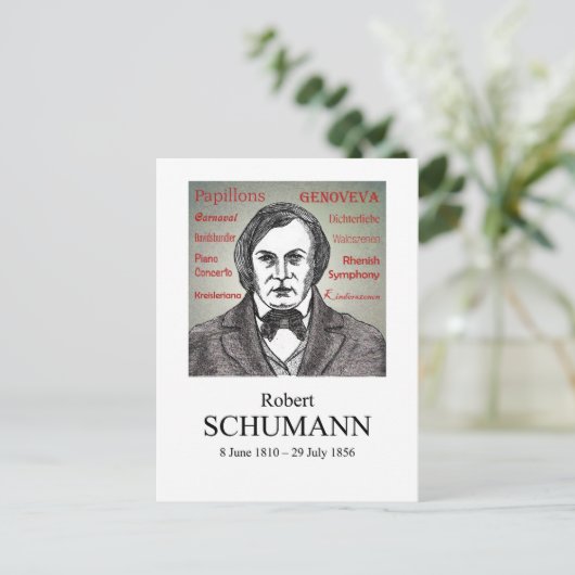 Schumann Postkarte (Stehend Vorderseite)