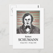 Schumann Postkarte (Vorne/Hinten)