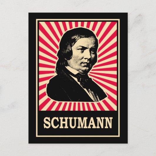Schumann Postkarte (Vorderseite)