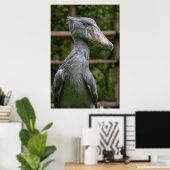 Schuppen (Balaeniceps rex) Poster (Heimbüro)