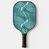 Schuppen - Eis Teal Pickleball Schläger (Rückseite)