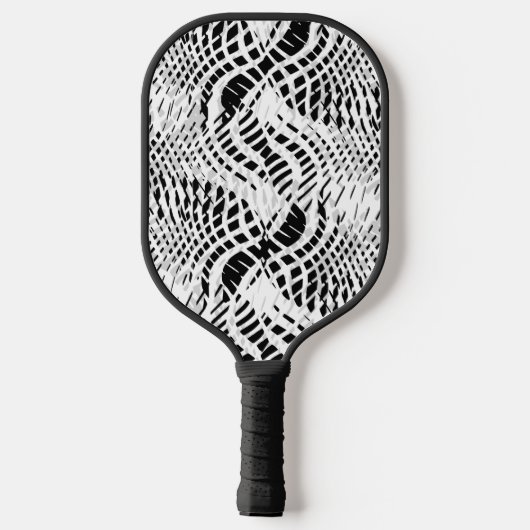 Schuppen - Harzgrau Pickleball Schläger (Rückseite)