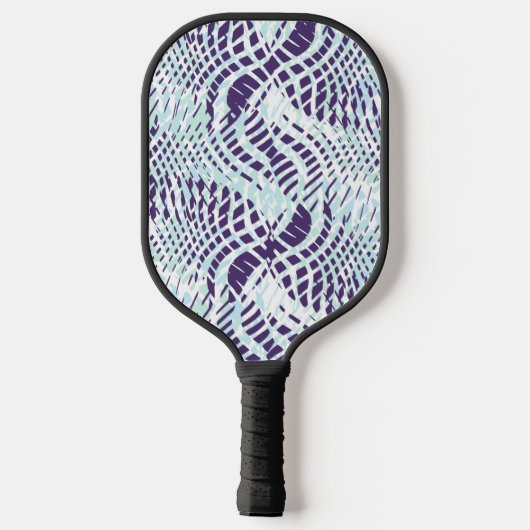 Schuppen - Mint Indigo Pickleball Schläger (Rückseite)