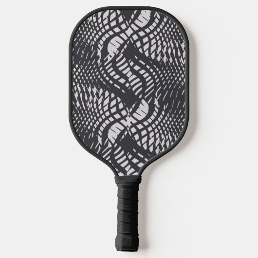 Schuppen - Tinte + Asche Pickleball Schläger (Rückseite)