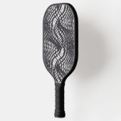 Schuppen - Tinte + Asche Pickleball Schläger (Links)