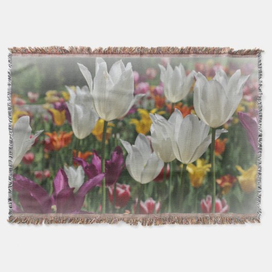 Schuppenblanket/Tulpen Decke (Vorderseite)