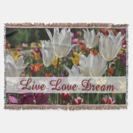 Schuppenblanket/Tulpen Decke (Vorderseite)