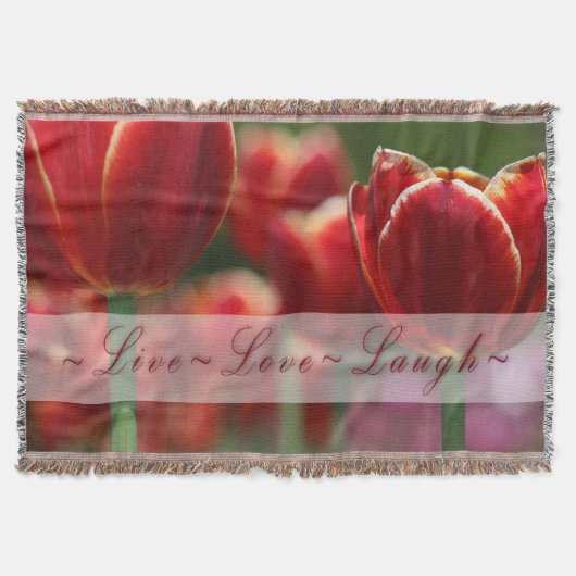 Schuppenblanket/Tulpen Decke (Vorderseite)