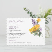 Schuppenblütendusche Einladung (Stehend Vorderseite)