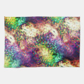 Schuppenfarbene Waagen oder Wassertropfen Geschirrtuch (Horizontal)