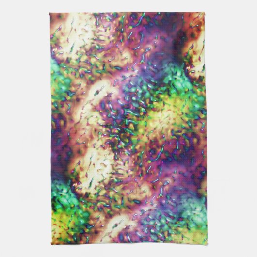 Schuppenfarbene Waagen oder Wassertropfen Geschirrtuch (Vertikal)