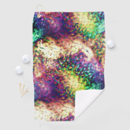 Schuppenfarbene Waagen oder Wassertropfen Golfhandtuch