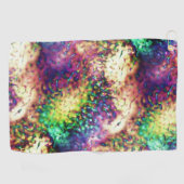 Schuppenfarbene Waagen oder Wassertropfen Golfhandtuch (Horizontal)