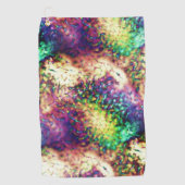 Schuppenfarbene Waagen oder Wassertropfen Golfhandtuch (Vorderseite)