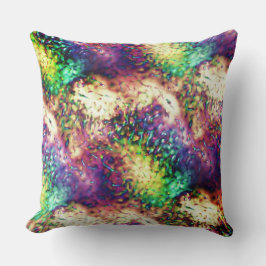 Schuppenfarbene Waagen oder Wassertropfen Kissen