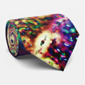 Schuppenfarbene Waagen oder Wassertropfen Krawatte (Gerollt)