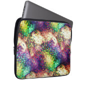 Schuppenfarbene Waagen oder Wassertropfen Laptopschutzhülle (Vorne Rechts)