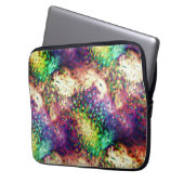 Schuppenfarbene Waagen oder Wassertropfen Laptopschutzhülle (Vorderseite Links)